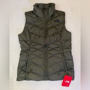 North Face Puffer Vest (dark green)